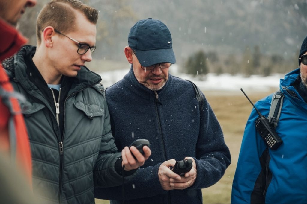 Der ständige Austausch von Informationen zwischen den Gruppen ist bei der GPS-Team-Challenge essenziell.